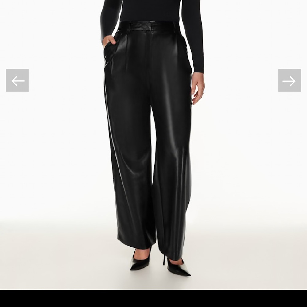 Wilfred Black Leather Garment